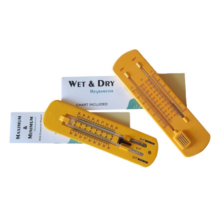 Laboratory Thermometer Wet & dry bulb hygrometer